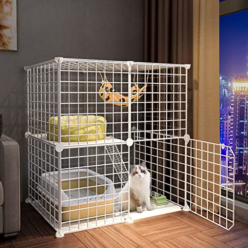ANSNOW Kätzchenkäfige, Katzennester, Frettchenkäfige, Diy-Design-Haustiergehege Für Kleintiere Im Innenbereich, Geeignet Für Kleintiere Wie Kätzchen, Hunde, Kaninchen,/75 * 49 * 73Cm ANSNOW Kätzchenkäfige, Katzennester, Frettchenkäfige, Diy-Design-Haustiergehege Für Kleintiere Im Innenbereich, Geeignet Für Kleintiere Wie Kätzchen, Hunde, Kaninchen,/75 * 49 * 73Cm von ANSNOW