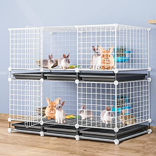 ANSNOW Kaninchenkäfig – Kaninchenlaufstall, Kaninchenfrettchenkäfig, Meerschweinchenkäfig, Kaninchenkäfig, Innenlebensraumkäfig Mit Kunststoffbodenschale ANSNOW Kaninchenkäfig – Kaninchenlaufstall, Kaninchenfrettchenkäfig, Meerschweinchenkäfig, Kaninchenkäfig, Innenlebensraumkäfig Mit Kunststoffbodenschale von ANSNOW