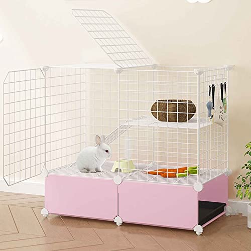 ANSNOW Kaninchenkäfige Für Den Innenbereich, Groß, Mit Katzentoilette Und Mobilen Rollen, Kleintier-Laufstall, Meerschweinchenkäfig, Frettchenkäfig, Haustier-Rattenkäfig, Stark Und Stabil, Verschied ANSNOW Kaninchenkäfige Für Den Innenbereich, Groß, Mit Katzentoilette Und Mobilen Rollen, Kleintier-Laufstall, Meerschweinchenkäfig, Frettchenkäfig, Haustier-Rattenkäfig, Stark Und Stabil, Verschied von ANSNOW