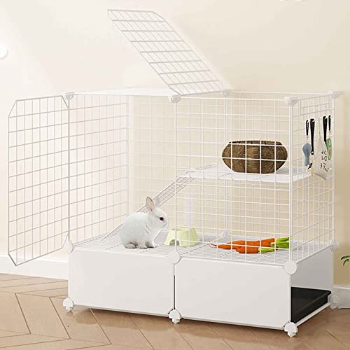 ANSNOW Kaninchenkäfige Für Den Innenbereich, Groß, Mit Katzentoilette Und Mobilen Rollen, Kleintier-Laufstall, Meerschweinchenkäfig, Frettchenkäfig, Haustier-Rattenkäfig, Stark Und Stabil, Verschied ANSNOW Kaninchenkäfige Für Den Innenbereich, Groß, Mit Katzentoilette Und Mobilen Rollen, Kleintier-Laufstall, Meerschweinchenkäfig, Frettchenkäfig, Haustier-Rattenkäfig, Stark Und Stabil, Verschied von ANSNOW