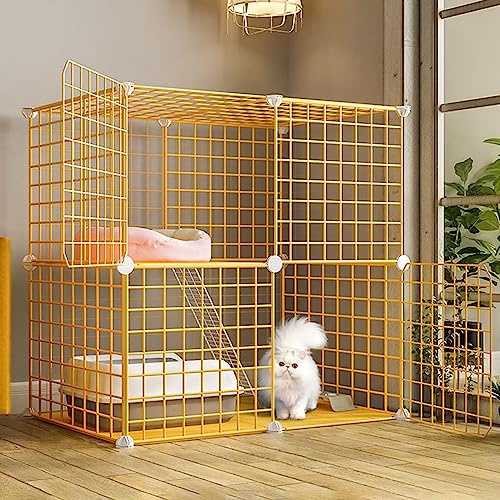 ANSNOW Katzen-Laufstall, DIY-Haustier-Kätzchenkäfig Für Hauskatzen, Abnehmbare Katzengehege, Katzenvilla Für 1–2 Katzen, Großer Übungsplatz/27,5" L * 15,3" B * 27,5" H ANSNOW Katzen-Laufstall, DIY-Haustier-Kätzchenkäfig Für Hauskatzen, Abnehmbare Katzengehege, Katzenvilla Für 1–2 Katzen, Großer Übungsplatz/27,5" L * 15,3" B * 27,5" H von ANSNOW