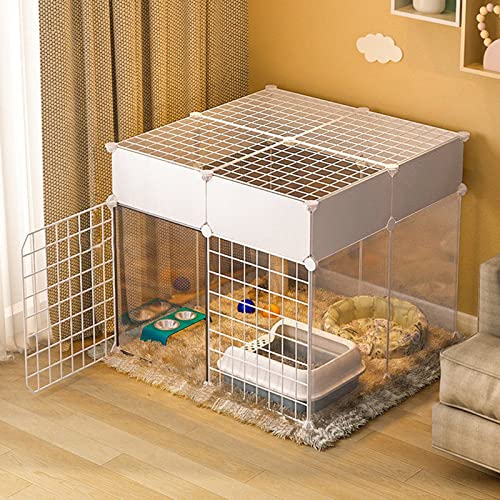 ANSNOW Katzengehege, Katzenhütte, Katzentransportbox Hart, Katzenkäfig Im Freien, Katzenkäfig Im Freien, Katzenkäfig-Laufstall, 360° Transparentes Design/75Cm*75Cm*65Cm - B ANSNOW Katzengehege, Katzenhütte, Katzentransportbox Hart, Katzenkäfig Im Freien, Katzenkäfig Im Freien, Katzenkäfig-Laufstall, 360° Transparentes Design/75Cm*75Cm*65Cm - B von ANSNOW