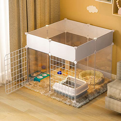 ANSNOW Katzengehege, Katzenhütte, Katzentransportbox Hart, Katzenkäfig Im Freien, Katzenkäfig Im Freien, Katzenkäfig-Laufstall, 360° Transparentes Design/75Cm*75Cm*65Cm - a ANSNOW Katzengehege, Katzenhütte, Katzentransportbox Hart, Katzenkäfig Im Freien, Katzenkäfig Im Freien, Katzenkäfig-Laufstall, 360° Transparentes Design/75Cm*75Cm*65Cm - a von ANSNOW