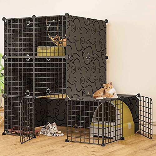 ANSNOW Katzengehege Im Freien In Der Tierhandlung, Faltbarer Katzenkäfig Für Die Katzenausstellung, Katzenkäfig Für Cottage/Zuhause/Außen/Innen/Balkon ANSNOW Katzengehege Im Freien In Der Tierhandlung, Faltbarer Katzenkäfig Für Die Katzenausstellung, Katzenkäfig Für Cottage/Zuhause/Außen/Innen/Balkon von ANSNOW