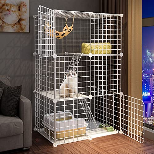 ANSNOW Katzenhaus Im Freien, Katzenkäfigzaun Mit Tür, Katzenspielzaun Mit Plattform, Diy-Zwingerkäfig, Großer Spielplatz Für 1–3 Katzen/Eine Farbe/75 * 39 * 109Cm ANSNOW Katzenhaus Im Freien, Katzenkäfigzaun Mit Tür, Katzenspielzaun Mit Plattform, Diy-Zwingerkäfig, Großer Spielplatz Für 1–3 Katzen/Eine Farbe/75 * 39 * 109Cm von ANSNOW