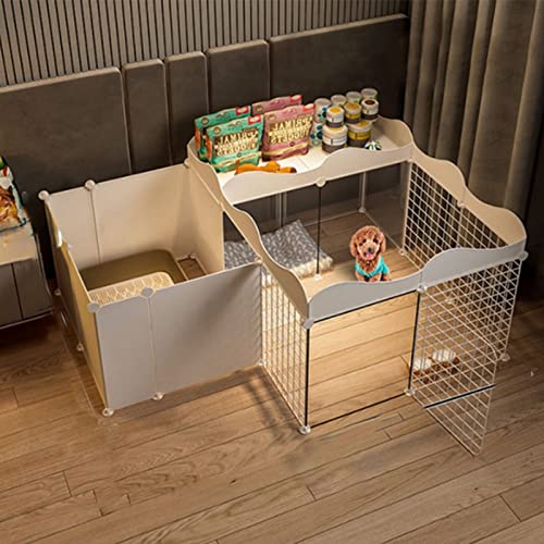 ANSNOW Katzenhütte – Katzenlaufstall, Haustierlaufstall, Katzengehege Im Freien Mit Dichtem Metalldraht, DIY-Design, Kleintierkäfig Für Kleine Hunde, Welpen, Kaninchen, Meerschweinchen, Verstaubare ANSNOW Katzenhütte – Katzenlaufstall, Haustierlaufstall, Katzengehege Im Freien Mit Dichtem Metalldraht, DIY-Design, Kleintierkäfig Für Kleine Hunde, Welpen, Kaninchen, Meerschweinchen, Verstaubare von ANSNOW