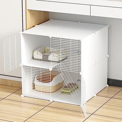 ANSNOW Katzenkäfig, Groß, Abnehmbar, Für Den Innenbereich, Für Kätzchen, Kleintierkäfig, Laufstall, Übungsort, Kätzchenkäfig Zum Selbermachen Im Innenbereich Für Haustiere/Weiß/29,5" L * 29,5" B * 2 ANSNOW Katzenkäfig, Groß, Abnehmbar, Für Den Innenbereich, Für Kätzchen, Kleintierkäfig, Laufstall, Übungsort, Kätzchenkäfig Zum Selbermachen Im Innenbereich Für Haustiere/Weiß/29,5" L * 29,5" B * 2 von ANSNOW