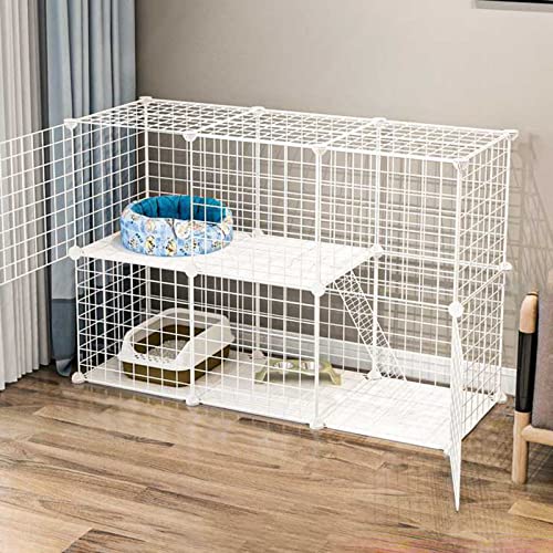 ANSNOW Katzenkäfig, Katzenkäfige Mittlerer Größe, Luxuriöses Katzenhaus Mit Mehreren Funktionen, Zusammenklappbares Großes Katzenhaus Für Den Innenbereich, Geeignet Für 2–3 Erwachsene Katzen/111Cm*3 ANSNOW Katzenkäfig, Katzenkäfige Mittlerer Größe, Luxuriöses Katzenhaus Mit Mehreren Funktionen, Zusammenklappbares Großes Katzenhaus Für Den Innenbereich, Geeignet Für 2–3 Erwachsene Katzen/111Cm*3 von ANSNOW