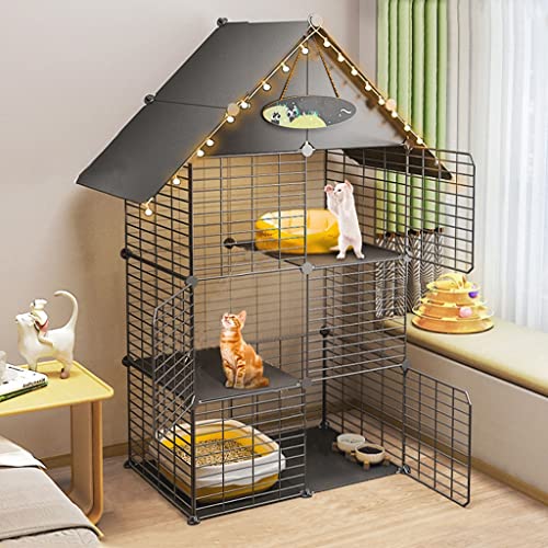 ANSNOW Katzenkäfig-Ecke, Große Katzenhütten, Kätzchenkäfig, Katzenhaus, Große Katzenkäfige, Katzenlaufstall Für Den Innenbereich, Abnehmbarer Metalldraht, Diy-Kiste Für Den Innenbereich, Großer Übun ANSNOW Katzenkäfig-Ecke, Große Katzenhütten, Kätzchenkäfig, Katzenhaus, Große Katzenkäfige, Katzenlaufstall Für Den Innenbereich, Abnehmbarer Metalldraht, Diy-Kiste Für Den Innenbereich, Großer Übun von ANSNOW