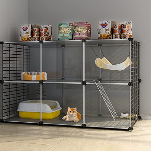 ANSNOW Katzenkäfig Für Den Innenbereich – Katzen-Laufstall, Chinchilla-Käfig, Kleintier-Laufstall, Nagetier-Chinchilla-Käfig Für Kätzchen, Welpen, Kaninchen, Übung ANSNOW Katzenkäfig Für Den Innenbereich – Katzen-Laufstall, Chinchilla-Käfig, Kleintier-Laufstall, Nagetier-Chinchilla-Käfig Für Kätzchen, Welpen, Kaninchen, Übung von ANSNOW