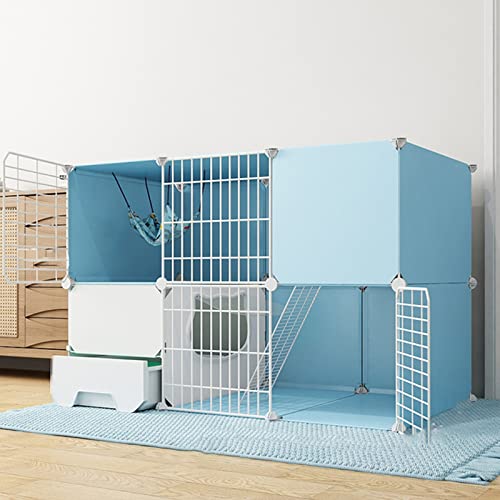 ANSNOW Katzenkäfig - Großer Katzenkäfig Für Den Innenbereich Mit Katzentoilette, Diy-Katzenzaun, Abnehmbarer Metalldraht-Kätzchenzwinger, Kleintierkäfig Für Haustiere ANSNOW Katzenkäfig - Großer Katzenkäfig Für Den Innenbereich Mit Katzentoilette, Diy-Katzenzaun, Abnehmbarer Metalldraht-Kätzchenzwinger, Kleintierkäfig Für Haustiere von ANSNOW