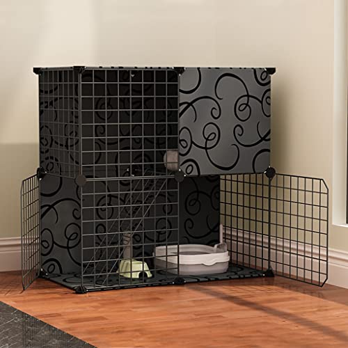 ANSNOW Katzenkäfig-Laufstall, Kisten Für Hauskatzen, Katzenkäfigträger Mit Katzentoilette, Katzenlaufstall, Katzengehege, Katzenbetten Und Hängematte Für Den Innenbereich, Große Gehege Für 1–2 Katze ANSNOW Katzenkäfig-Laufstall, Kisten Für Hauskatzen, Katzenkäfigträger Mit Katzentoilette, Katzenlaufstall, Katzengehege, Katzenbetten Und Hängematte Für Den Innenbereich, Große Gehege Für 1–2 Katze von ANSNOW