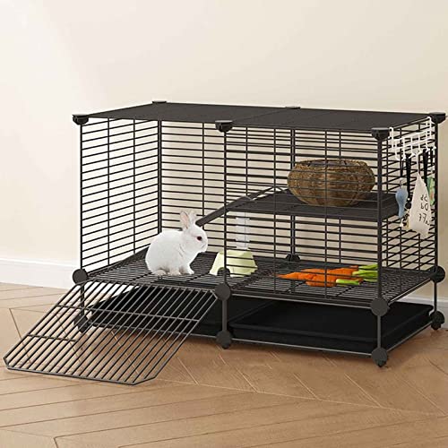 ANSNOW Katzenkäfig Mit Katzentoilette Und Mobilen Rollen, Laufstall Für Kleintiere, Käfig Für Meerschweinchen, Käfig Für Kaninchen, Käfig Für, Käfig Für Kleine Hunde, Stark Und Stabil, Verschiedene ANSNOW Katzenkäfig Mit Katzentoilette Und Mobilen Rollen, Laufstall Für Kleintiere, Käfig Für Meerschweinchen, Käfig Für Kaninchen, Käfig Für, Käfig Für Kleine Hunde, Stark Und Stabil, Verschiedene von ANSNOW