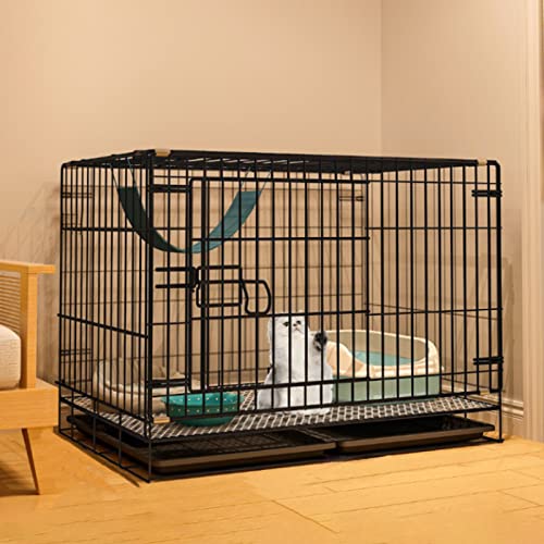 ANSNOW Katzenkäfige, Katzenlaufstall, Katzengehege Für Den Außenbereich, Metallgehegenetz, Zusammenklappbares Großes Katzenhaus Für Den Innenbereich, Mit Bodenschale/61Cm*42Cm*50Cm ANSNOW Katzenkäfige, Katzenlaufstall, Katzengehege Für Den Außenbereich, Metallgehegenetz, Zusammenklappbares Großes Katzenhaus Für Den Innenbereich, Mit Bodenschale/61Cm*42Cm*50Cm von ANSNOW