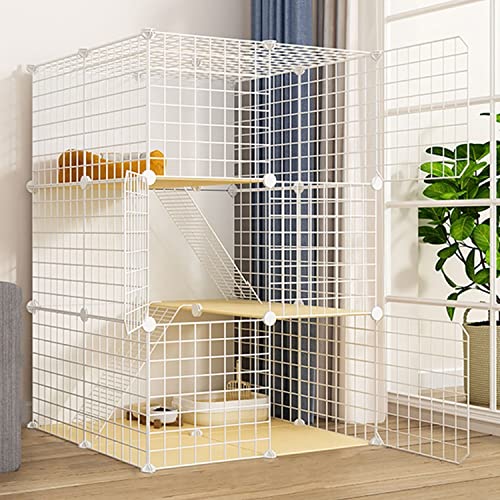 ANSNOW Katzenkäfige Für Den Innenbereich, Groß, Extra Großer Katzenlaufstall, Katzengehege, Katzenkäfige Für Hauskatzen, Mit Katzennest + Katzenhängematte + Futternapf + Katzentoilette + Leiter, Für ANSNOW Katzenkäfige Für Den Innenbereich, Groß, Extra Großer Katzenlaufstall, Katzengehege, Katzenkäfige Für Hauskatzen, Mit Katzennest + Katzenhängematte + Futternapf + Katzentoilette + Leiter, Für von ANSNOW