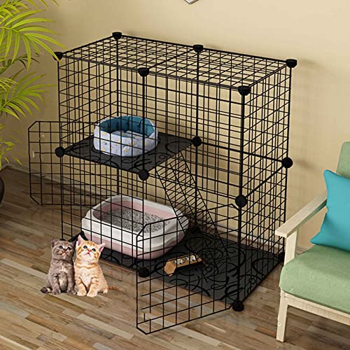 ANSNOW Katzenkäfige Für Den Innenbereich, Groß, Mit Dach, Katzenhäuser Für Draußen, Wasserdicht Gegen Starken Regen Und Starken Wind, Selbstmontage, Super Tragfähig, Mehrere Größen/74 * 39 * 72Cm ANSNOW Katzenkäfige Für Den Innenbereich, Groß, Mit Dach, Katzenhäuser Für Draußen, Wasserdicht Gegen Starken Regen Und Starken Wind, Selbstmontage, Super Tragfähig, Mehrere Größen/74 * 39 * 72Cm von ANSNOW