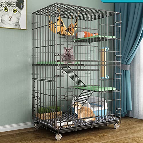 ANSNOW Katzenkäfige Für Den Innenbereich, Groß, Mit Katzentoilette, Katzenhäuser Im Heimtierbedarf, Laufstall Für Hunde Und Katzen Im Freien, Zusammenklappbar, Extra Großer Freiraum,/a/75*45*112Cm-S ANSNOW Katzenkäfige Für Den Innenbereich, Groß, Mit Katzentoilette, Katzenhäuser Im Heimtierbedarf, Laufstall Für Hunde Und Katzen Im Freien, Zusammenklappbar, Extra Großer Freiraum,/a/75*45*112Cm-S von ANSNOW