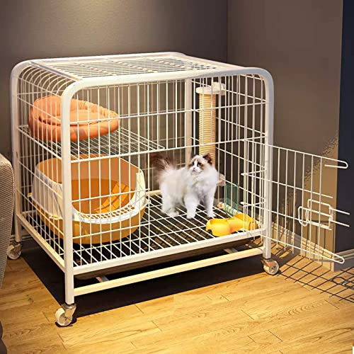 ANSNOW Katzenkäfige Für Den Innenbereich, Große Haustierkiste, Abnehmbarer, Extra Großer Katzenlaufstall Und Um 360° Drehbare Räder, Gitterfußpolster, Hängematte, Verschiedene Größen, Schwarz/Weiß ANSNOW Katzenkäfige Für Den Innenbereich, Große Haustierkiste, Abnehmbarer, Extra Großer Katzenlaufstall Und Um 360° Drehbare Räder, Gitterfußpolster, Hängematte, Verschiedene Größen, Schwarz/Weiß von ANSNOW