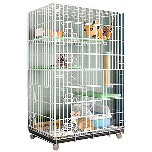 ANSNOW Katzenkäfige Für Den Innenbereich, Große Haustierkiste, Abnehmbarer Extra Großer Katzenlaufstall, Katzenhäuser Im Heimtierbedarf Mit Katzentoilette, Hundehaustierlaufstall, Zusammenklappbarer ANSNOW Katzenkäfige Für Den Innenbereich, Große Haustierkiste, Abnehmbarer Extra Großer Katzenlaufstall, Katzenhäuser Im Heimtierbedarf Mit Katzentoilette, Hundehaustierlaufstall, Zusammenklappbarer von ANSNOW