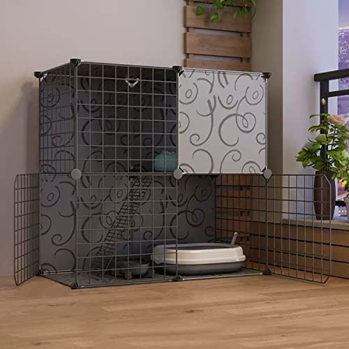 ANSNOW Katzenkäfige Für Den Innenbereich, Kleintierkäfig Im Diy-Design, 2-Stöckiger Katzenkäfig, Laufstall, Katzengehege, Mit Leiter + Katzennest + Hängematte + Katzentoilette + Katzennapf, Für 1–2 ANSNOW Katzenkäfige Für Den Innenbereich, Kleintierkäfig Im Diy-Design, 2-Stöckiger Katzenkäfig, Laufstall, Katzengehege, Mit Leiter + Katzennest + Hängematte + Katzentoilette + Katzennapf, Für 1–2 von ANSNOW