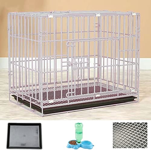 ANSNOW Katzenkäfige Für Den Innenbereich Zum Schlafen Von Kätzchen, Mit Katzentoilette, Kleintierkäfig, Metallschnalle, Faltbar, Dichter Abstand, 3 Größen/Silbrig/B-60 * 42 * 50Cm ANSNOW Katzenkäfige Für Den Innenbereich Zum Schlafen Von Kätzchen, Mit Katzentoilette, Kleintierkäfig, Metallschnalle, Faltbar, Dichter Abstand, 3 Größen/Silbrig/B-60 * 42 * 50Cm von ANSNOW