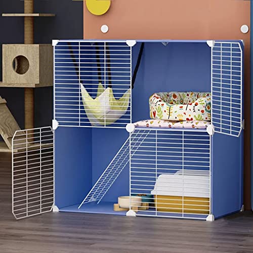 ANSNOW Katzenlaufstall, Verschlüsselter Netzkatzenkäfig, Katzenkäfige Für Den Innenbereich, Katzengehege, Gehege Und Stufen, Metalldrahtkiste, Großer Übungsort, Ideal, Mit Katzenstreu, Hängematte, K ANSNOW Katzenlaufstall, Verschlüsselter Netzkatzenkäfig, Katzenkäfige Für Den Innenbereich, Katzengehege, Gehege Und Stufen, Metalldrahtkiste, Großer Übungsort, Ideal, Mit Katzenstreu, Hängematte, K von ANSNOW