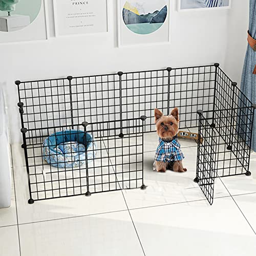 ANSNOW Katzenlaufstall – Katzenkäfig, DIY-Laufstall Für Haustiere, Metallgehege, Netz, Übungshof, Zaunkäfig Mit Tür Für Kleine Haustiere ANSNOW Katzenlaufstall – Katzenkäfig, DIY-Laufstall Für Haustiere, Metallgehege, Netz, Übungshof, Zaunkäfig Mit Tür Für Kleine Haustiere von ANSNOW