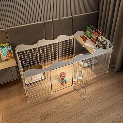 ANSNOW Katzenzaun – Hundezaun, Haustierzaun, DIY Kleintierkäfig, Offene Schale, Tragbarer Kunststoffzaun Für Kätzchen, Kaninchen, Chinchilla, Mit Stauraum/Eine Farbe/57 * 75 * 147Cm ANSNOW Katzenzaun – Hundezaun, Haustierzaun, DIY Kleintierkäfig, Offene Schale, Tragbarer Kunststoffzaun Für Kätzchen, Kaninchen, Chinchilla, Mit Stauraum/Eine Farbe/57 * 75 * 147Cm von ANSNOW