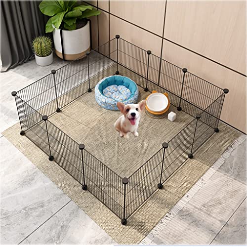 ANSNOW Verschlüsselter Großer Zwinger, Hundekäfig, Katzenkäfig, Spielzeugzaun, Kiste Schwarz Und Weiß Optional, Haustierzaun, Geeignet Für Frettchen, Kätzchen, Welpen, Kaninchen/Schwarz 111*111*37Cm ANSNOW Verschlüsselter Großer Zwinger, Hundekäfig, Katzenkäfig, Spielzeugzaun, Kiste Schwarz Und Weiß Optional, Haustierzaun, Geeignet Für Frettchen, Kätzchen, Welpen, Kaninchen/Schwarz 111*111*37Cm von ANSNOW