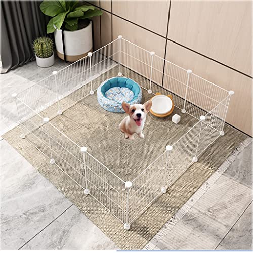 ANSNOW Verschlüsselter Großer Zwinger, Hundekäfig, Katzenkäfig, Spielzeugzaun, Kiste Schwarz Und Weiß Optional, Haustierzaun, Geeignet Für Frettchen, Kätzchen, Welpen, Kaninchen/Weiß 111 * 111 * 37Cm ANSNOW Verschlüsselter Großer Zwinger, Hundekäfig, Katzenkäfig, Spielzeugzaun, Kiste Schwarz Und Weiß Optional, Haustierzaun, Geeignet Für Frettchen, Kätzchen, Welpen, Kaninchen/Weiß 111 * 111 * 37Cm von ANSNOW