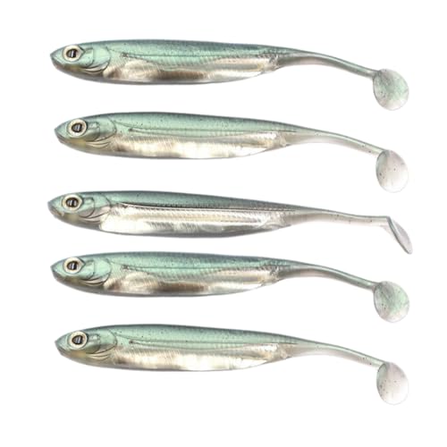 ANSO Weicher Fischköder, Silikonköder, Künstlicher Weicher Fisch, Geeignet für Barsch, Wels, und Mandarinfisch, Grün ANSO Weicher Fischköder, Silikonköder, Künstlicher Weicher Fisch, Geeignet für Barsch, Wels, und Mandarinfisch, Grün von ANSO