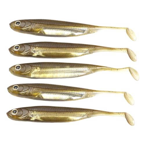 ANSO Weicher Fischköder, Silikonköder, Künstlicher Weicher Fisch, Geeignet für Barsch, Wels, und Mandarinfisch, ANSO Weicher Fischköder, Silikonköder, Künstlicher Weicher Fisch, Geeignet für Barsch, Wels, und Mandarinfisch, von ANSO