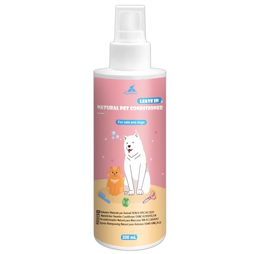 Aspand Balsam Spray ohne Ausspülen für Hunde und Katzen, entwirrend, feuchtigkeitsspendend, antioxidativ und regenerierend, geeignet für Haustiere mit trockener, juckender und empfindlicher Haut, 200 Aspand Balsam Spray ohne Ausspülen für Hunde und Katzen, entwirrend, feuchtigkeitsspendend, antioxidativ und regenerierend, geeignet für Haustiere mit trockener, juckender und empfindlicher Haut, 200 von ANTELINK
