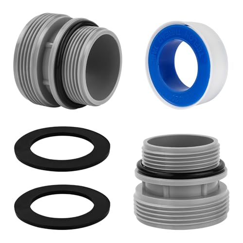 ANTOBLE 4560 Schwimmanweiser für Intex Adapter 38mm Pool Schlauchadapter, 40mm auf DN40 (1 1/2 Zoll) Konversionskit für Intex Coleman Hayward Filterpumpen Pool Adapter von ANTOBLE