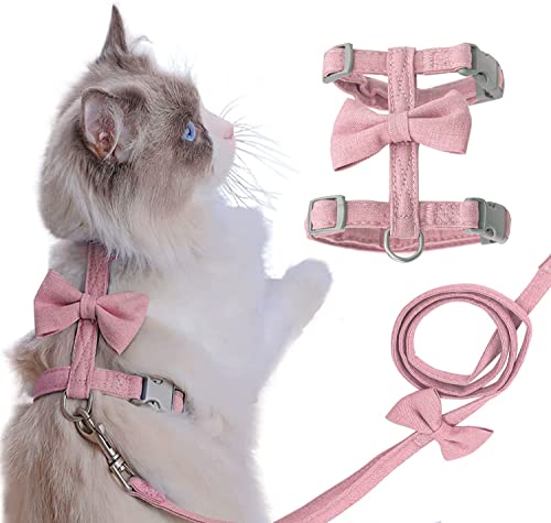 ANUBE Katzengeschirr und Leine zum Spazierengehen, ausbruchsicher, Katzenweste, Geschirr und Leine, ausbruchsicher, weiches Netzgewebe, atmungsaktiv, verstellbare Haustierweste, Geschirre ANUBE Katzengeschirr und Leine zum Spazierengehen, ausbruchsicher, Katzenweste, Geschirr und Leine, ausbruchsicher, weiches Netzgewebe, atmungsaktiv, verstellbare Haustierweste, Geschirre von ANUBE