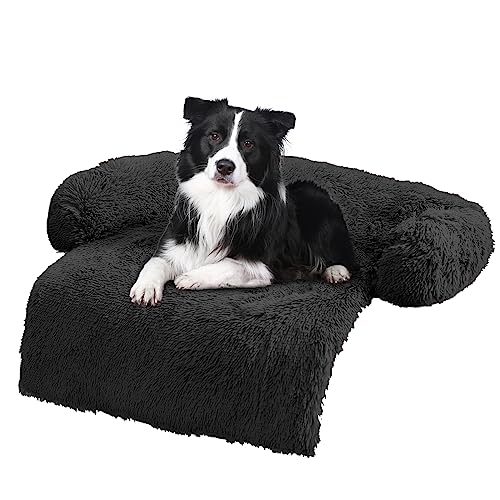 ANWA Bezug für Hundesofa – Plüschmatte für Hundemöbel und Couchschutz – weiche, waschbare Bettmatte für Hunde – 101,6 x 101,6 x 15,2 cm von ANWA