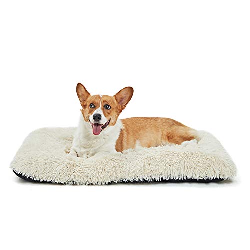 ANWA Medium Dog Bed Pet Cushion Crate Bed Soft Pad Washable Kennel Bed 24/30/36/40 INCH von ANWA