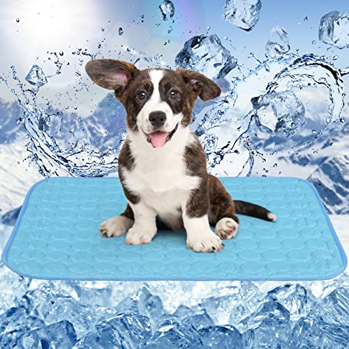 ANWA Wiederverwendbare Kühlmatte für Hunde, groß, 71,1 x 55,9 cm, leicht zusammenklappbar, für Zuhause, Reisen, selbstkühlende Matte für Hunde und Katzen im heißen Sommer von ANWA