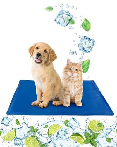 Kühlmatte für Hunde, Größe M, 65 x 50 cm, ungiftige Gel-Kühlmatte für Hunde und Erwachsene, perfektes Sommerschlafzubehör für Zuhause und Reisen von ANWA