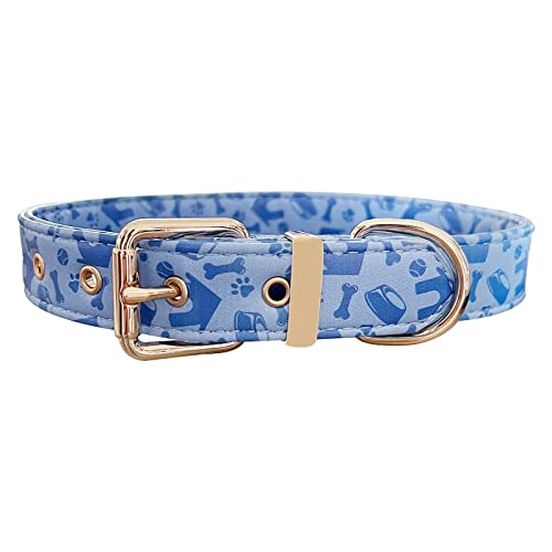 ANYDERTS Hundehalsband aus Leder, geeignet für Freizeitkleidung, Hundehalsband für Fußgängerfotografie, langlebiges süßes Cartoon-Halsband für kleine und mittelgroße Hunde ANYDERTS Hundehalsband aus Leder, geeignet für Freizeitkleidung, Hundehalsband für Fußgängerfotografie, langlebiges süßes Cartoon-Halsband für kleine und mittelgroße Hunde von ANYDERTS