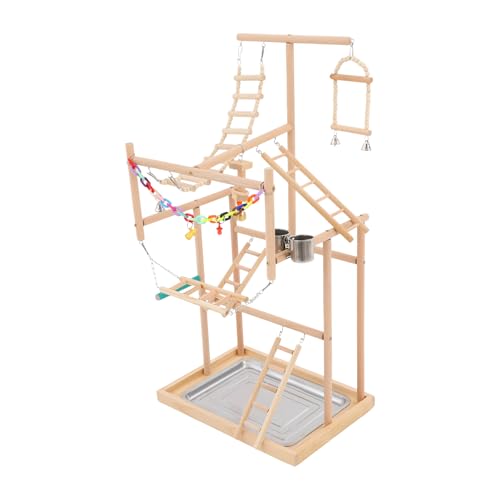 AOAPUMM Vogel papageienständer Nymphensittich 4-stöckiger, Vogelspielplatz Spielständer Haustier Übungsspiel Gym Ständer, für Papageien und Kleine bis Mittelgroße Vögel AOAPUMM Vogel papageienständer Nymphensittich 4-stöckiger, Vogelspielplatz Spielständer Haustier Übungsspiel Gym Ständer, für Papageien und Kleine bis Mittelgroße Vögel von AOAPUMM