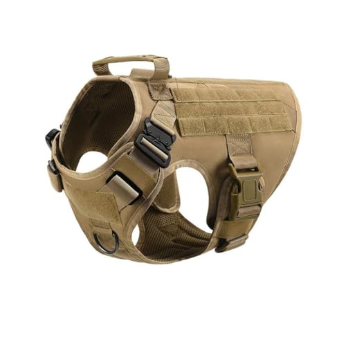 AOBUJDUB Hundehalsband, Weich Gepolstertes Verstellbare Nylon mit Kontrollgriff Metallschnalle, für Mittlere Große Hunde Jagd Training Outdoor(#F,M) von AOBUJDUB