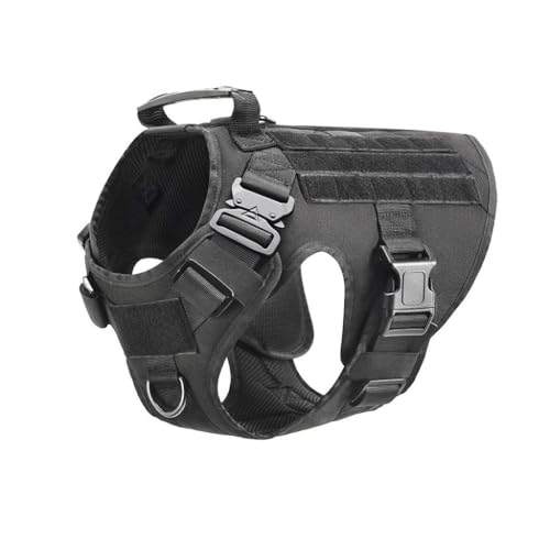 AOBUJDUB Hundehalsband, Weich Gepolstertes Verstellbare Nylon mit Kontrollgriff Metallschnalle, für Mittlere Große Hunde Jagd Training Outdoor(#G,L) von AOBUJDUB
