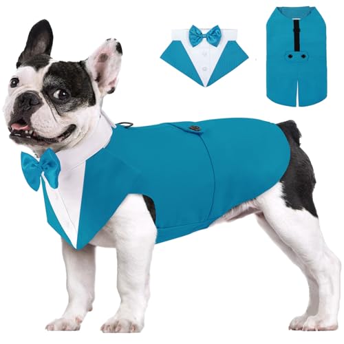 AOFITEE Hund Smoking Hund Anzug & Bandana Set AOFITEE Hund Smoking Hund Anzug & Bandana Set von AOFITEE