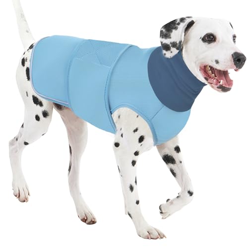 AOFITEE Hunde-Angstweste, Donnerjacke für Hunde, Angstzustände, Größe XL, atmungsaktiv, beruhigendes Shirt für Feuerwerk, Donner, Reisen, Trennung, Anti-Angst-Haustiere, Beruhigungsweste mit hohem von AOFITEE