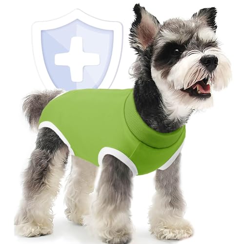 AOFITEE Hunde-Genesungsanzug, Chirurgischer Genesungsanzug für Hündinnen nach Operationen, atmungsaktiver Hunde-Einteiler für Operationen, Bauchwunden, Hundekegel, E-Halsband, Alternative für von AOFITEE