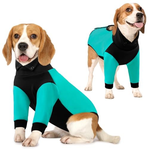 AOFITEE Hunde-Wundpflegeanzug für Vorderbeine, atmungsaktives Hunde-Wundpflege-Shirt, um Lecken zu stoppen, Oberschenkelschutz, chirurgischer Anzug für männliche Hündinnen, Chirurgie-Anzug, weibliches AOFITEE Hunde-Wundpflegeanzug für Vorderbeine, atmungsaktives Hunde-Wundpflege-Shirt, um Lecken zu stoppen, Oberschenkelschutz, chirurgischer Anzug für männliche Hündinnen, Chirurgie-Anzug, weibliches von AOFITEE