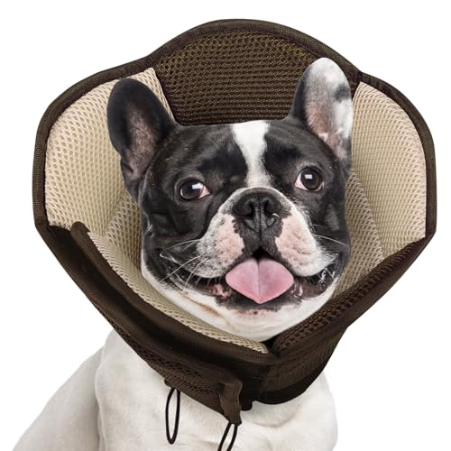 AOFITEE Hundekegel für Hunde nach Operationen, weiches Hundekegelhalsband für große, mittelgroße und kleine Hunde, verstellbare Hundehalsbänder und Kegel, atmungsaktives elisabethanisches Halsband für von AOFITEE