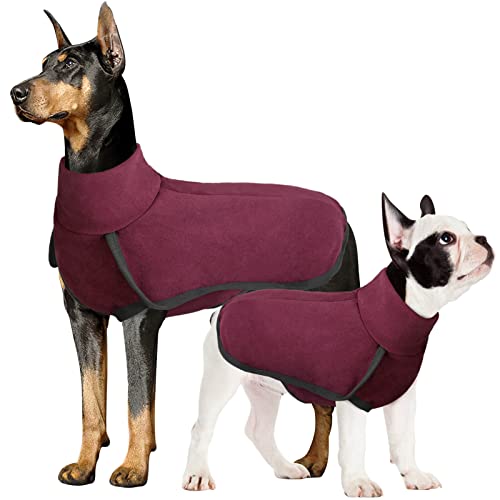 AOFITEE Hundepullover, warmer Hundemantel Hundewinterjacke, winddichter Hund kaltes Wetter Mäntel mit Rollkragen, Haustierbekleidung Winterkleidung für kleine, mittelgroße und große Hunde von AOFITEE