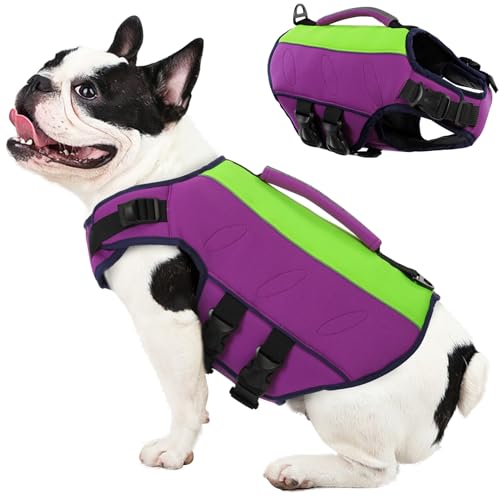 AOFITEE Hundeschwimmweste zum Schwimmen, Ripstop-Schwimmweste für kleine Hunde, reflektierende Hundeschwimmweste mit Rettungsgriff und überlegenem Auftrieb, verstellbare Schwimmwesten für kleine, AOFITEE Hundeschwimmweste zum Schwimmen, Ripstop-Schwimmweste für kleine Hunde, reflektierende Hundeschwimmweste mit Rettungsgriff und überlegenem Auftrieb, verstellbare Schwimmwesten für kleine, von AOFITEE